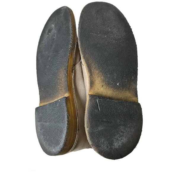 Clarks Originals Desert Boots Mens Size 7.5 Beige Sand Suede Crepe Sole Chukka - Picture 4 of 6